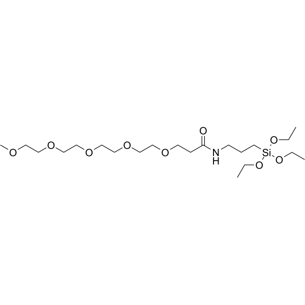 m-PEG5-triethoxysilane Chemical Structure