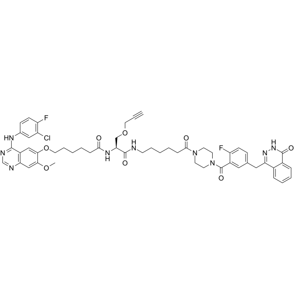 PROTAC PARP/EGFR ligand 1 Chemical Structure