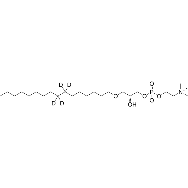 Lyso-PAF C-16-d<sub>4</sub> Chemical Structure