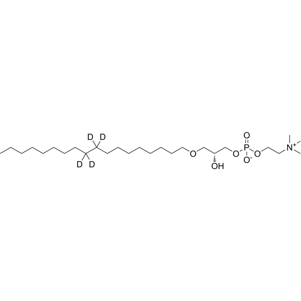 Lyso-PAF C-18-d<sub>4</sub> Chemical Structure