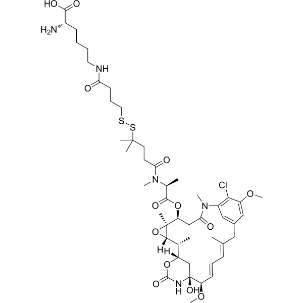 Lys-Nε-SPDB-DM4 Chemical Structure