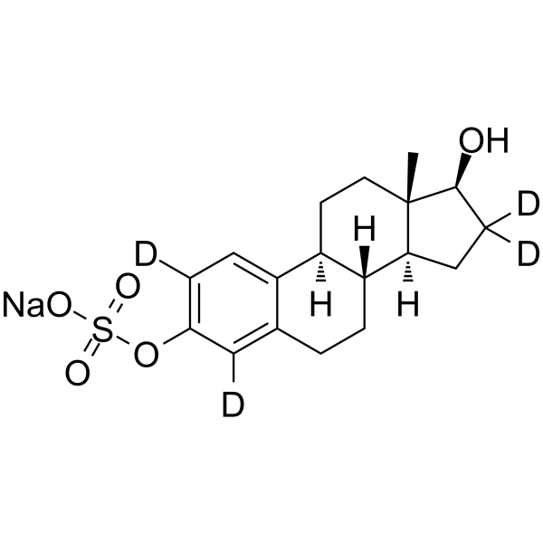<em>17β-Estradiol</em> sulfate-d4 sodium