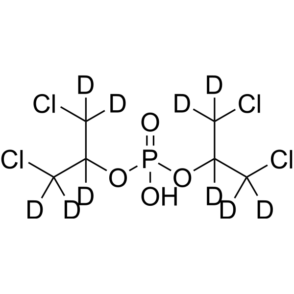 Bis(1,3-dichloro-2-propyl) phosphate-d<sub>10</sub> Chemical Structure