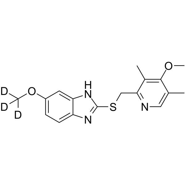 Omeprazole sulfide-d<sub>3</sub> Chemical Structure