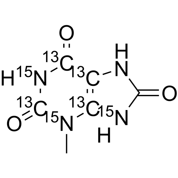 3-Methyluric Acid-13C<em>4</em>,<em>15</em><em>N</em>3