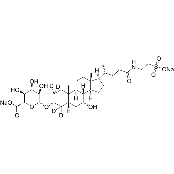 Taurochenodeoxycholic acid-3-o-glucuronide-<em>d</em>4(disodium salt)