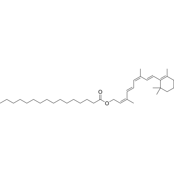 Retinol, palmitate, 9-cis,13-cis- Chemical Structure