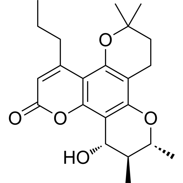 (+)-Dihydrocalanolide A Chemical Structure