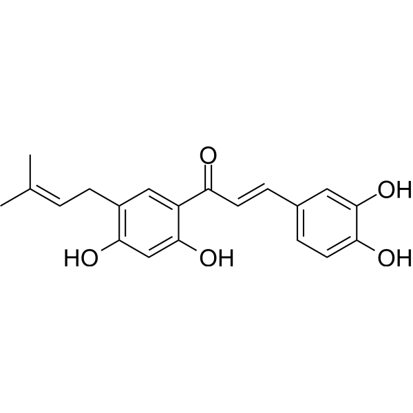 Broussochalcone A Chemical Structure
