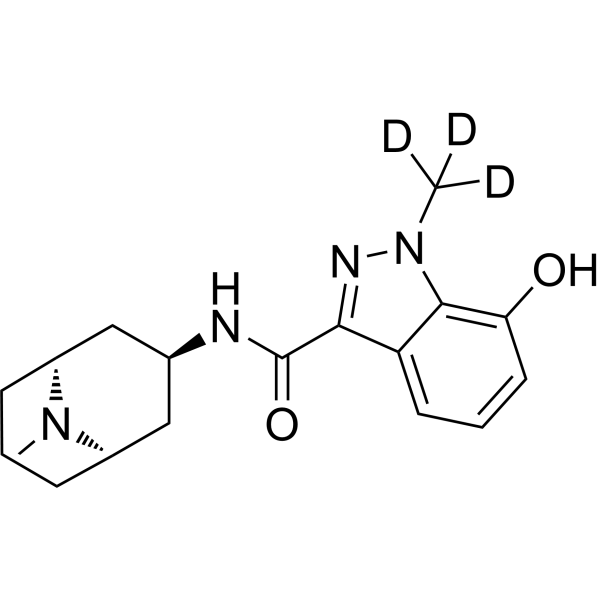 7-Hydroxy Granisetron-d<sub>3</sub> Chemical Structure