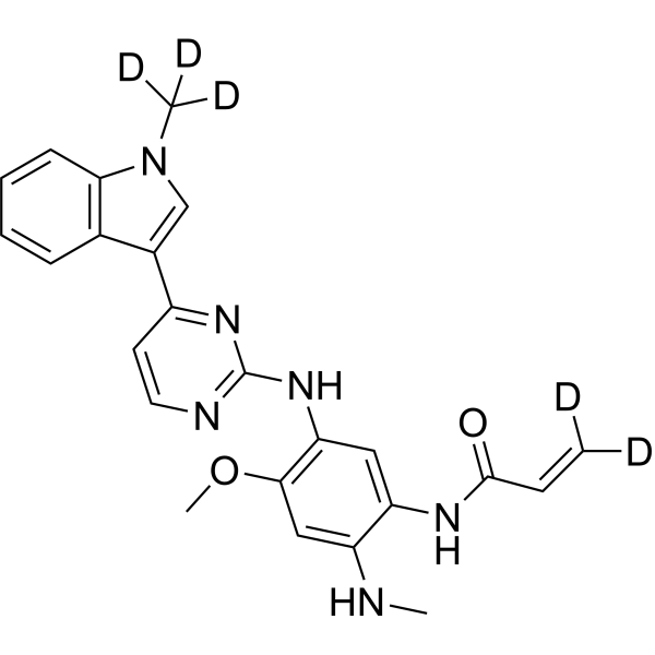 N-Methyl-dosimertinib-d<sub>5</sub> Chemical Structure