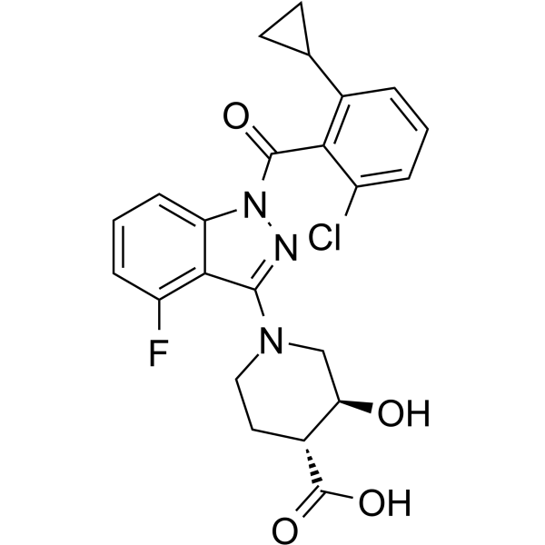 RORγt inhibitor 1 Chemical Structure