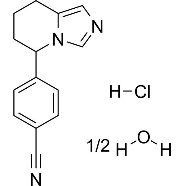 Fadrozole hydrochloride hemihydrate