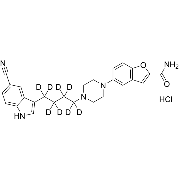 Vilazodone-<em>d</em>8 hydrochloride