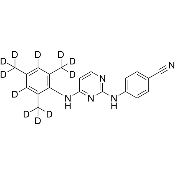Dapivirine-d<sub>11</sub> Chemical Structure