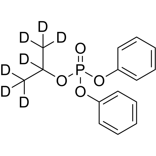 Isopropyl diphenyl phosphate-d<sub>7</sub> Chemical Structure