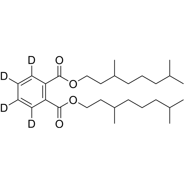 Phthalic acid bis(3,7-dimethyloctyl) ester-d<sub>4</sub> Chemical Structure