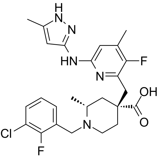 Aurora A inhibitor 1 Chemical Structure