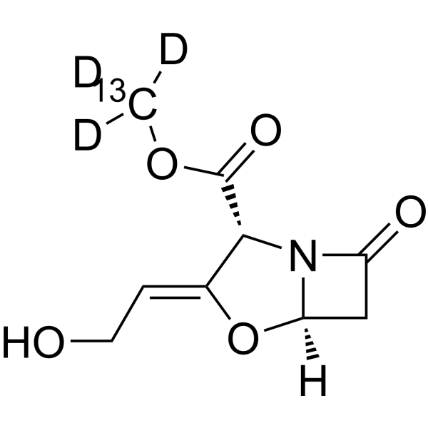 Clavulanic acid <em>methyl</em> ester-<em>13</em><em>C</em>,d<em>3</em>