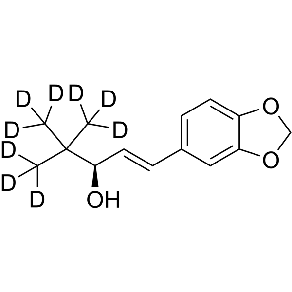 (R)-Stiripentol-d<sub>9</sub> Chemical Structure