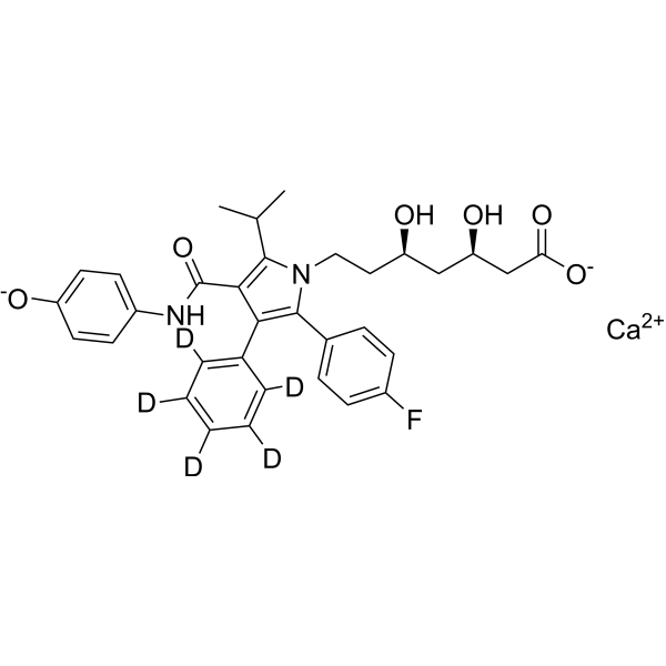 <em>4</em>-Hydroxy Atorvastatin-d5 <em>calcium</em>