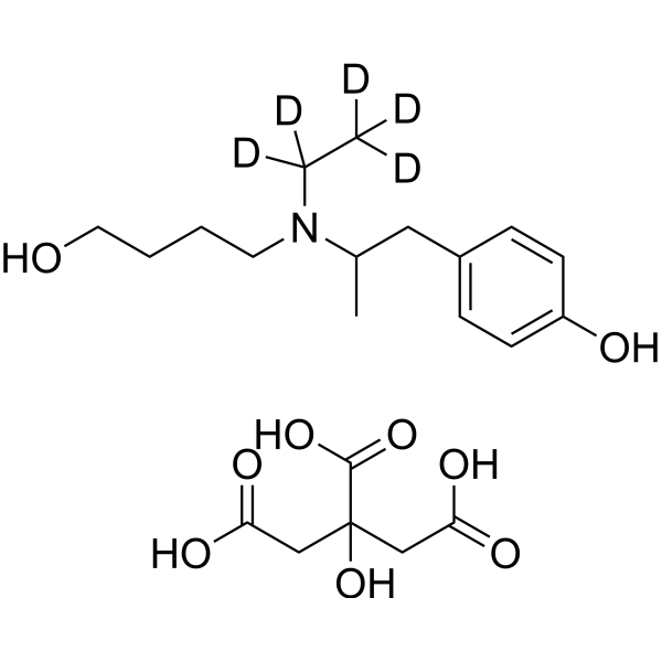 O-Desmethyl <em>Mebeverine</em> <em>alcohol-d</em><em>5</em> citrate
