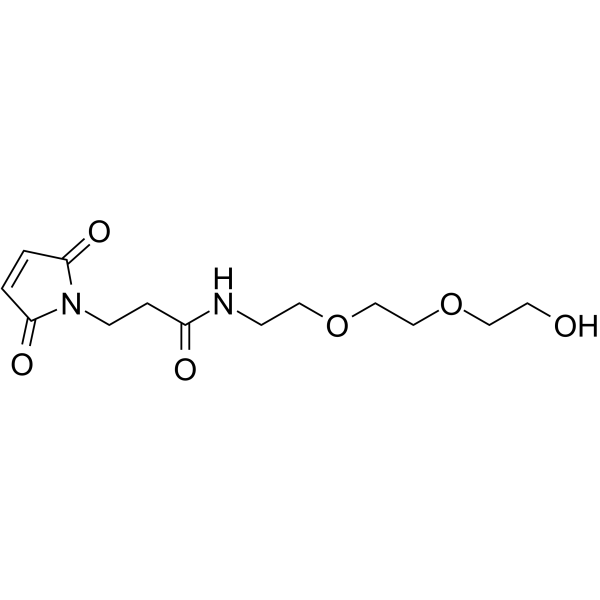 Mal-amido-PEG3-alcohol Chemical Structure
