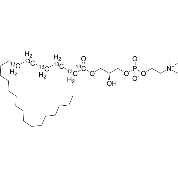 22:0 Lyso PC-<sup>13</sup>C<sub>6</sub> Chemical Structure