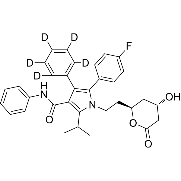 Atorvastatin EP impurity H-d<sub>5</sub> Chemical Structure