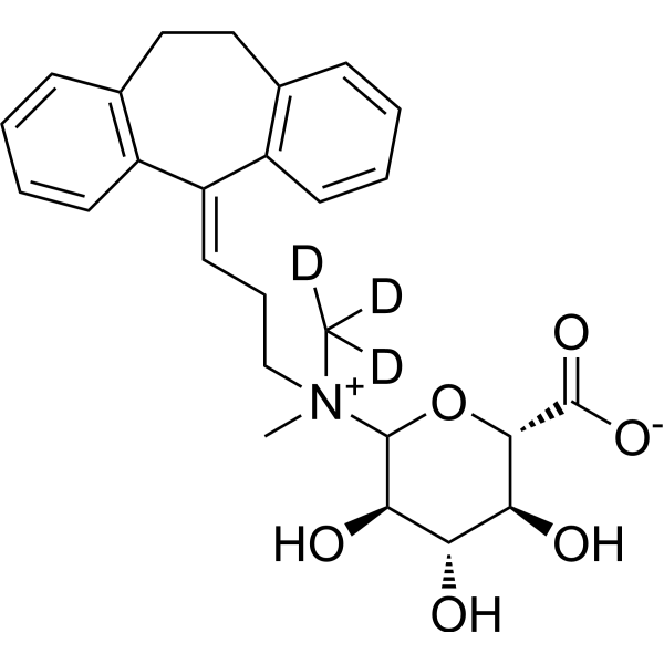 Amitriptyline-N-glucuronide-d<sub>3</sub> Chemical Structure