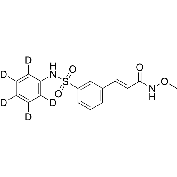 Methyl Belinostat-d<sub>5</sub> Chemical Structure