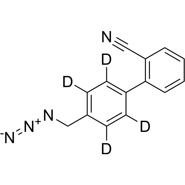 Irbesartan impurity 14-d<sub>4</sub> Chemical Structure