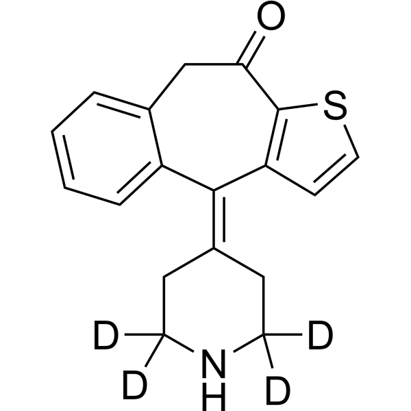 Ketotifen impurity 3-d<sub>4</sub> Chemical Structure