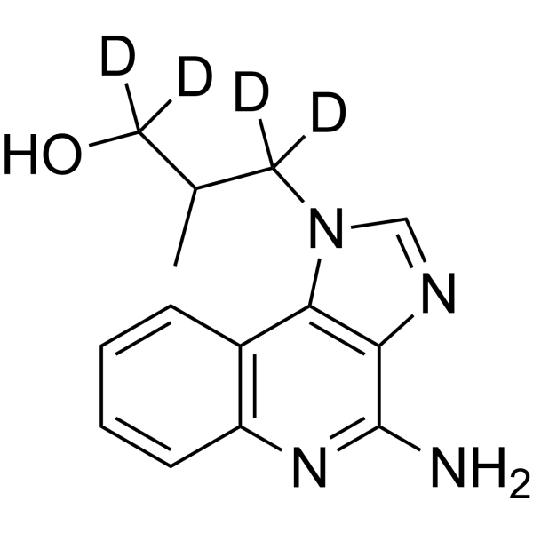 3-Hydroxy imiquimod-d<sub>4</sub> Chemical Structure