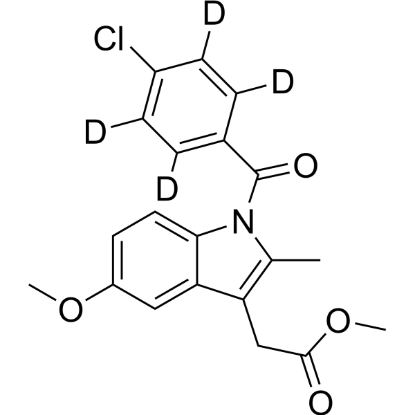 <em>Indomethacin</em>-d4 Methyl Ester