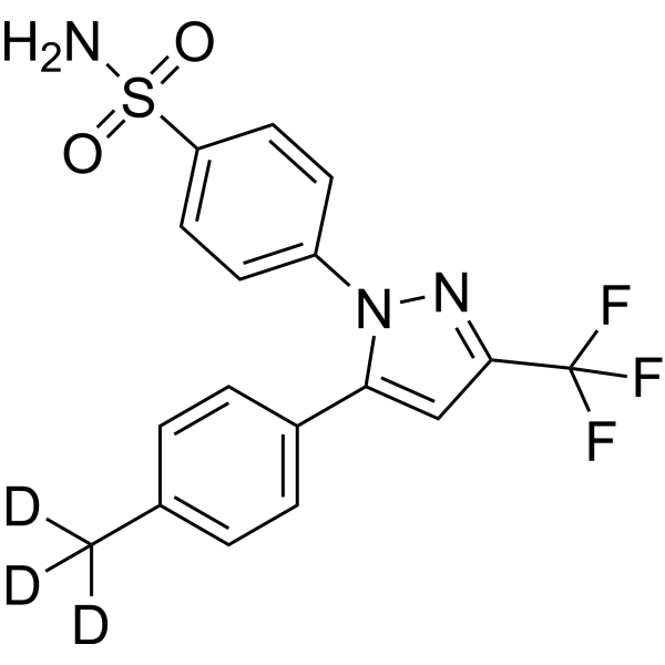 Celecoxib-d<sub>3</sub> Chemical Structure