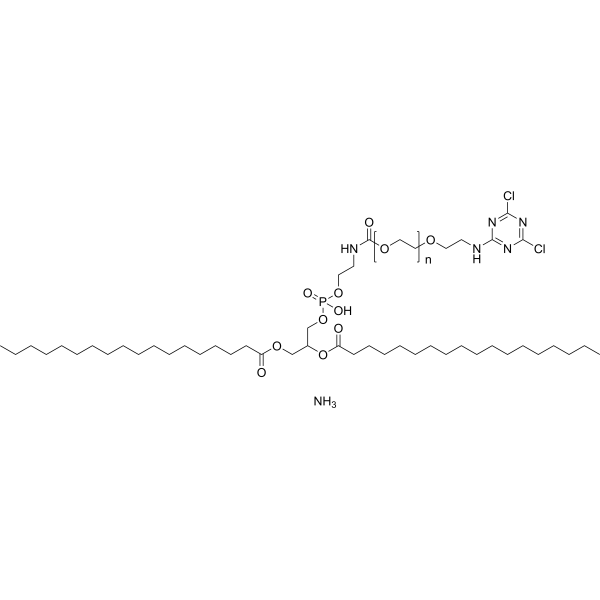 DSPE-PEG-Cyanur Chemical Structure