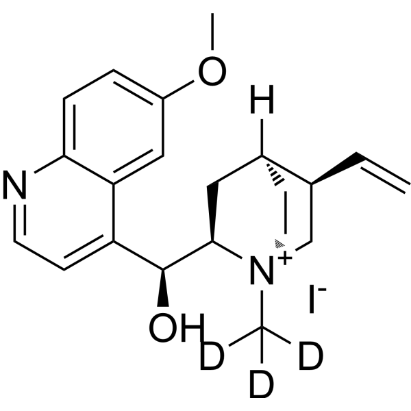 N-Methyl Quinidine-d<sub>3</sub> iodide Chemical Structure