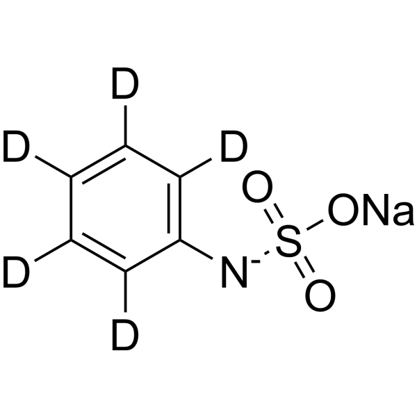 Phenylsulfate-d<sub>5</sub> sodium Chemical Structure