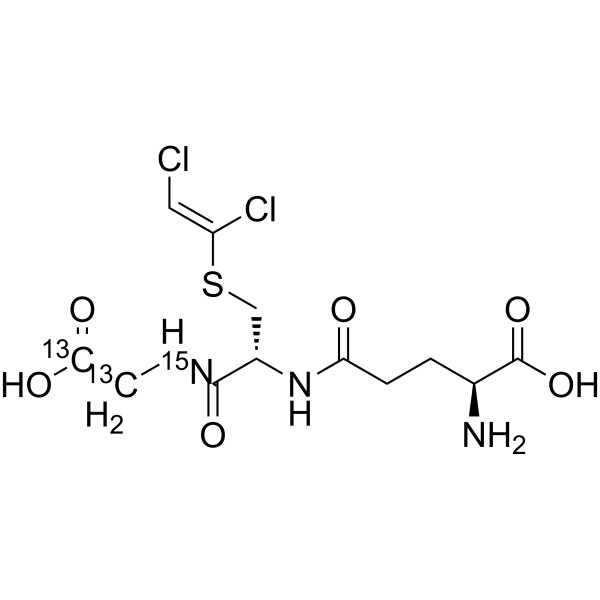 S-(1,2-Dichlorovinyl)glutathione-13C2,15<em>N</em>