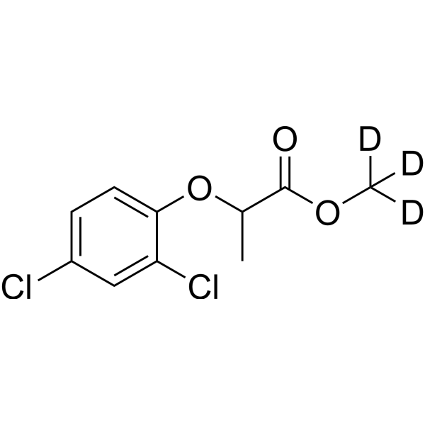 Dichlorprop-methyl ester-d<sub>3</sub> Chemical Structure