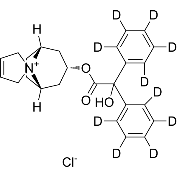 Dehydro trospium-d<sub>10</sub> chloride Chemical Structure