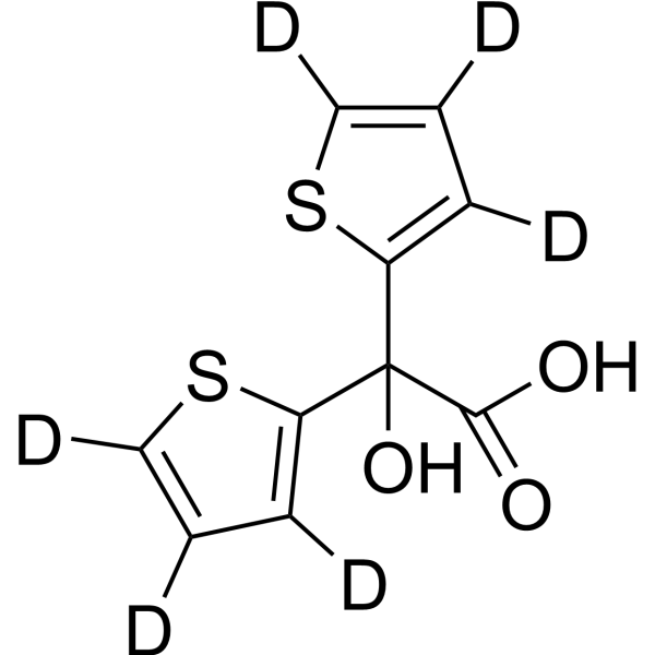 Tiotropium bromide EP impurity A-d<sub>6</sub> Chemical Structure