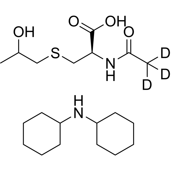 N-Acetyl-<em>S</em>-(2-hydroxypropyl)cysteine-d3 dicyclohexylammonium