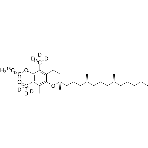 l-<em>α-tocopherol</em> acetate-13C4,d6