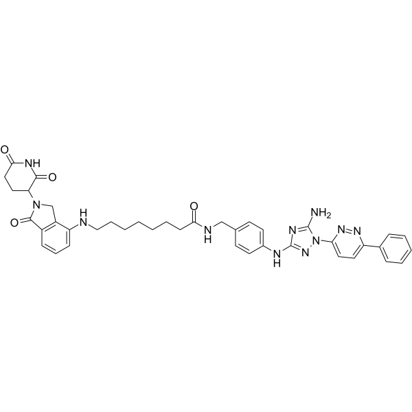 PROTAC Axl Degrader 1 Chemical Structure