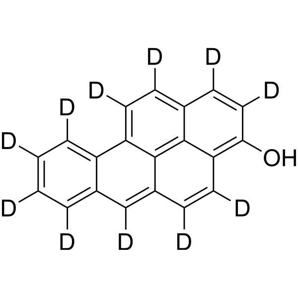 3-Hydroxy benzopyrene-d<sub>11</sub> Chemical Structure