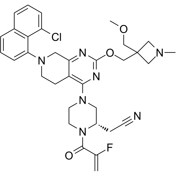 KRAS G12C inhibitor 20 Chemical Structure
