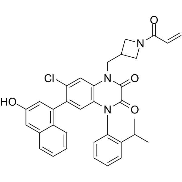 KRAS G12C inhibitor 21 Chemical Structure