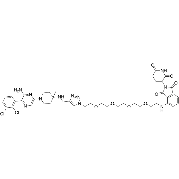 SHP2 protein degrader-1 Chemical Structure